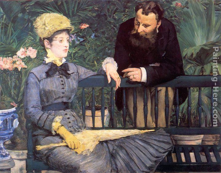 Eduard Manet In the Conservatory